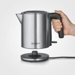 Severin WK 3489 electric kettle 1 L 2400 W Black  Silver - imagine 2