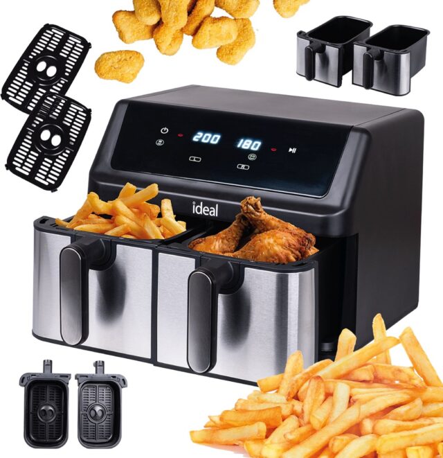 IDEAL Fat-free fryer  double horizontal 9L  8 functions - including food drying - imagine 4