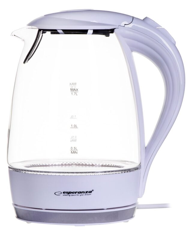 Esperanza EKK011W Electric kettle 1.7 L White  Multicolor 2200 W - imagine 6