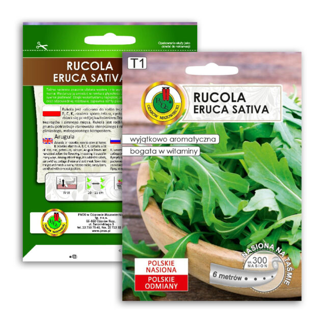 PNOS Nasiona na taśmie | Rucola Eruca Sativa | Taśma 6m - imagine 9