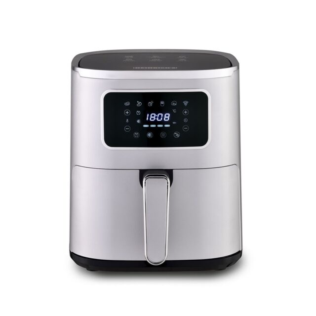 Heinrich‘’s HFR 8216 Hot air fryer 5.0 l 1450 W Silver - imagine 4
