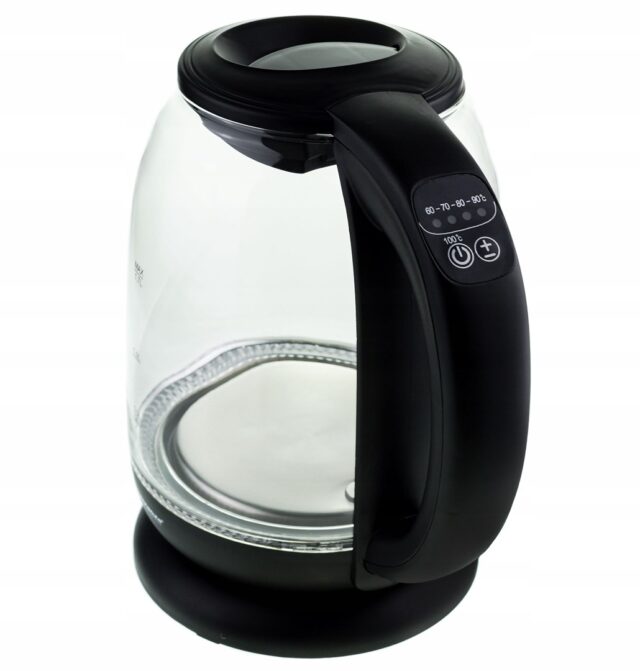 Esperanza EKK027 electric kettle 1.7 L 2200 W Black  Transparent - imagine 9