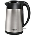 Bosch TWK3P420 electric kettle 1.7 L 2400 W Black  Stainless steel