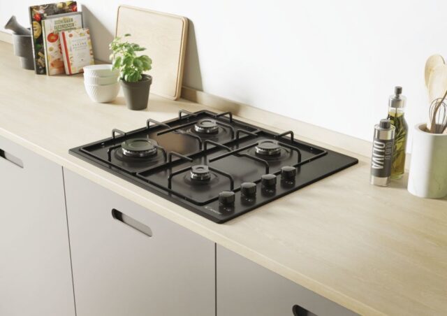 Candy CHW6LBB Black Built-in 60 cm Gas 4 zone(s) - imagine 4