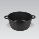 Maestro MR-4620C Pot with lid 20 cm 2 1 l Black - imagine 3
