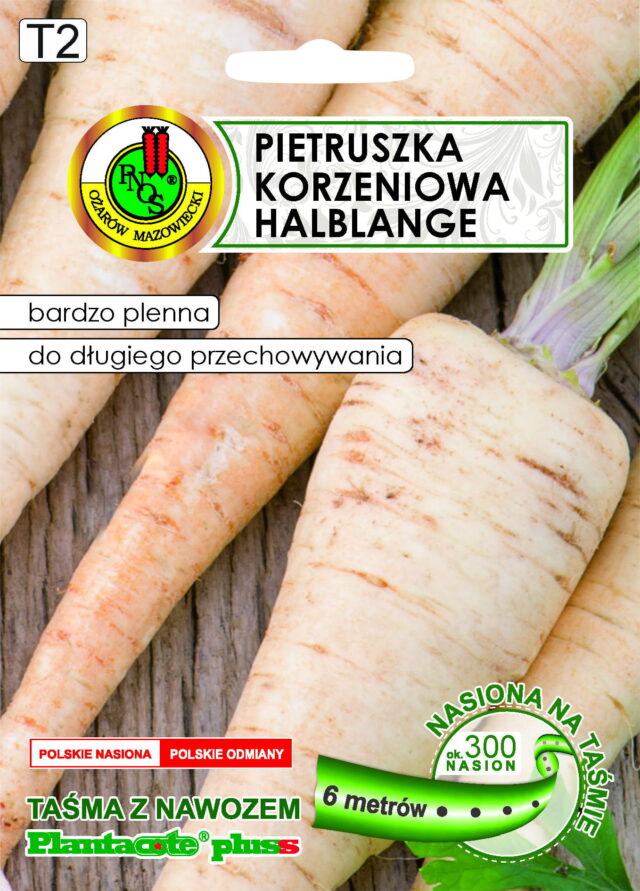 PNOS Nasiona na taśmie | Pietruszka Korzeniowa Halblange | Taśma 6m - imagine 2