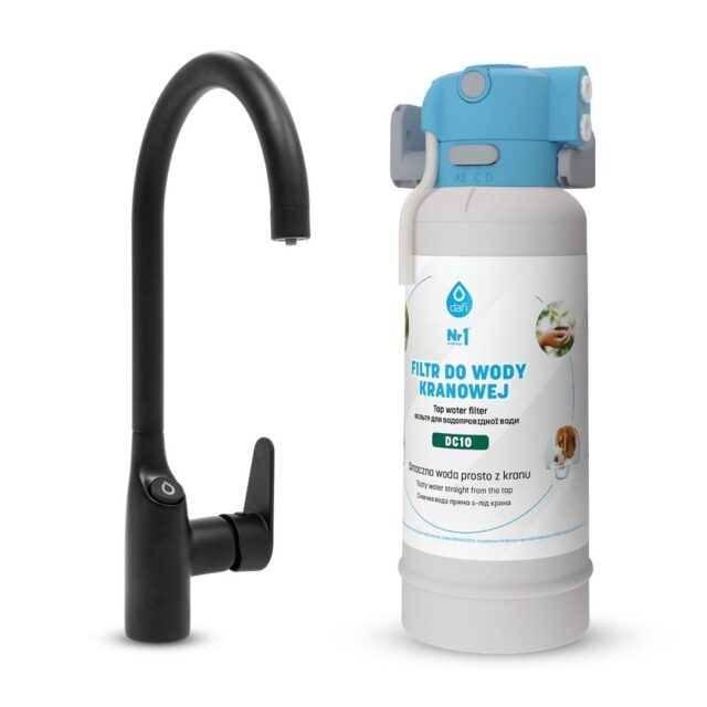 Dafi FLOW COMFORT D1 three-way faucet system COMO black - imagine 3