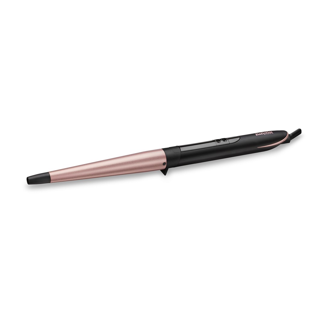 cps-fffeac67332e07a8a5146d1d26bb78d9-2026-02-28-19-55-49 BaByliss Conical Wand Curling wand Warm Black Pink 98.4 (2.5 m) - imagine 1