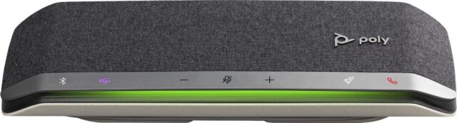 POLY Sync 40+ Microsoft Teams Certified USB-A USB-C Speakerphone +BT700 USB-A Adapter - imagine 6