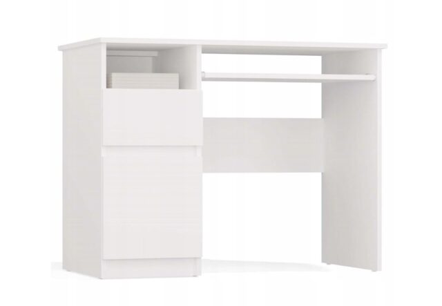 PORTO Left Desk  White - imagine 4