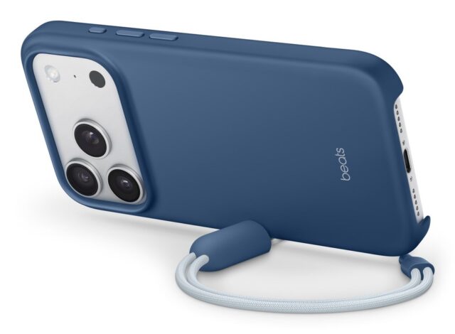 Apple Beats iPhone 17 Pro Kickstand Case with MagSafe and Camera Control - Bedrock Blue - imagine 3