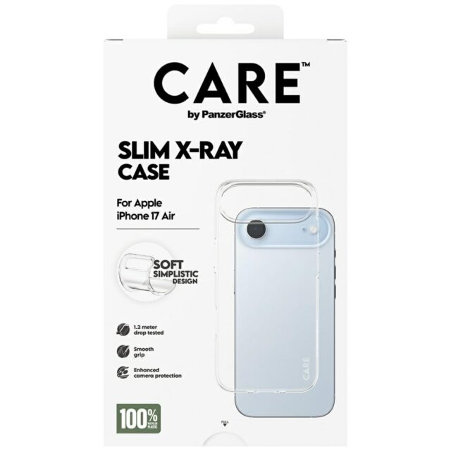 Case CARE by PanzerGlass Fashionable X-Ray Soft Basic for iPhone Air transparent - imagine 5