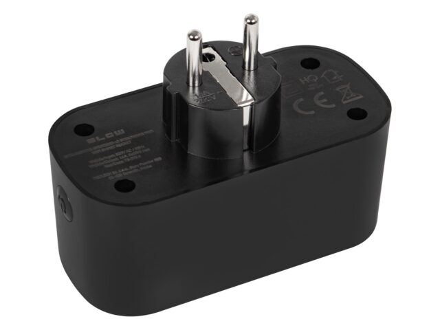 TUYA WiFi-controlled double smart socket  black - imagine 4