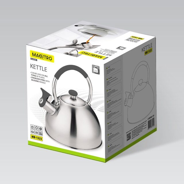 Kettle MAESTRO MR-1323 stainless steel 2.5 l - imagine 5