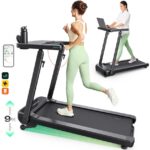 Treadmill with built-in work and exercise desk UREVO Foldi 3S