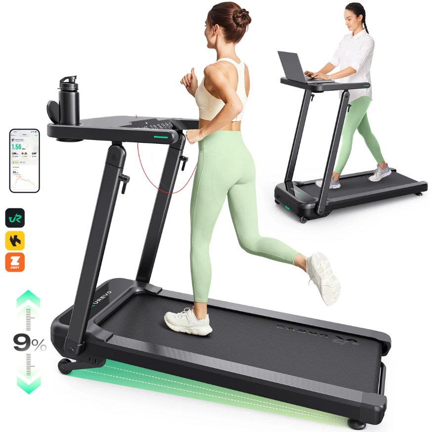 cps-00bd20add33e8e945d3a1bfaab2f2370-2026-03-04-00-55-18 Treadmill with built-in work and exercise desk UREVO Foldi 3S - imagine 1