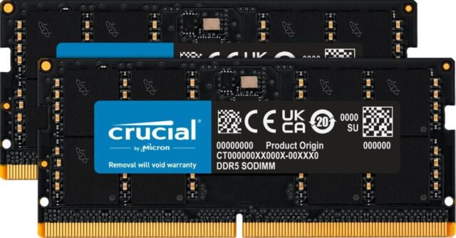 Crucial SO-DIMM DDR5-4800 64GB Kit (2x 32GB) - imagine 2