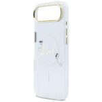 Case Karl Lagerfeld IML Choupettes Karl  Script Logo MagSafe for iPhone Air transparent - imagine 6