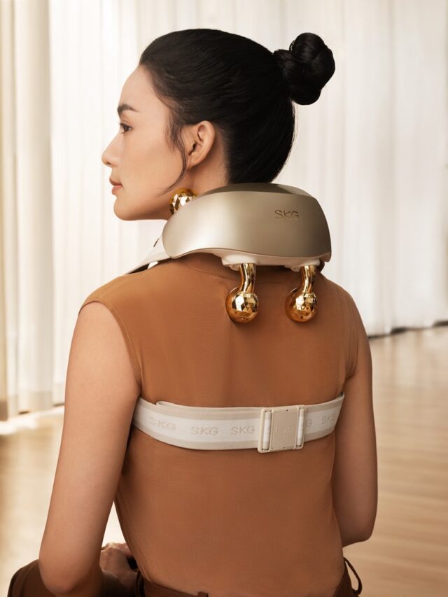 Neck massager SKG H7 Ultra gold - imagine 8
