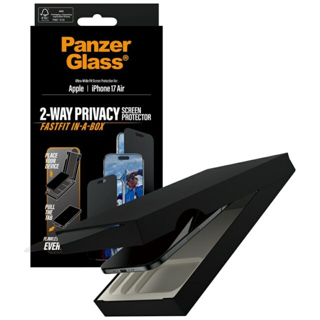 PanzerGlass Ultra-Wide Fit Fastfit Privacy Glass for iPhone Air - imagine 5