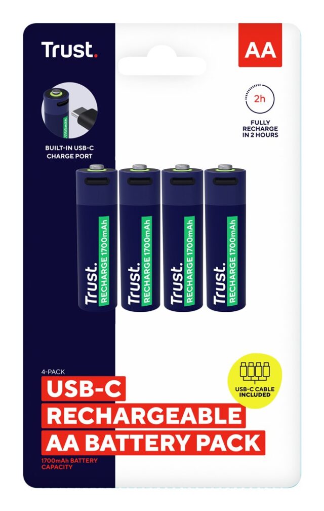Trust 25631 - rechargeable AA batteries  4 pcs. - imagine 5