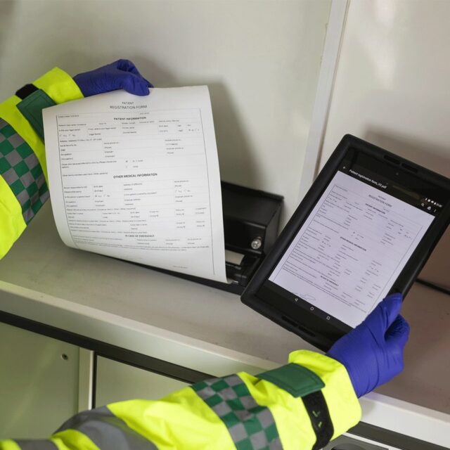 Brother PJ862 203 x 200 DPI Wired & Wireless Direct thermal Mobile printer - imagine 3