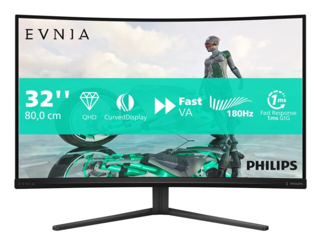 Philips Evnia 32M2C3500L/00 computer monitor 80 cm (31.5 ) 2560 x 1440 pixels Quad HD LCD Black - imagine 2