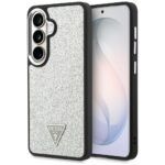 Case Guess Fixed Glitter Triangle        MagSafe for Samsung Galaxy S26 silver