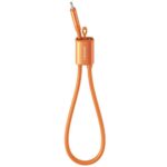 Cable USAMS U97 60W USB-C to USB-C handstrap 30cm orange