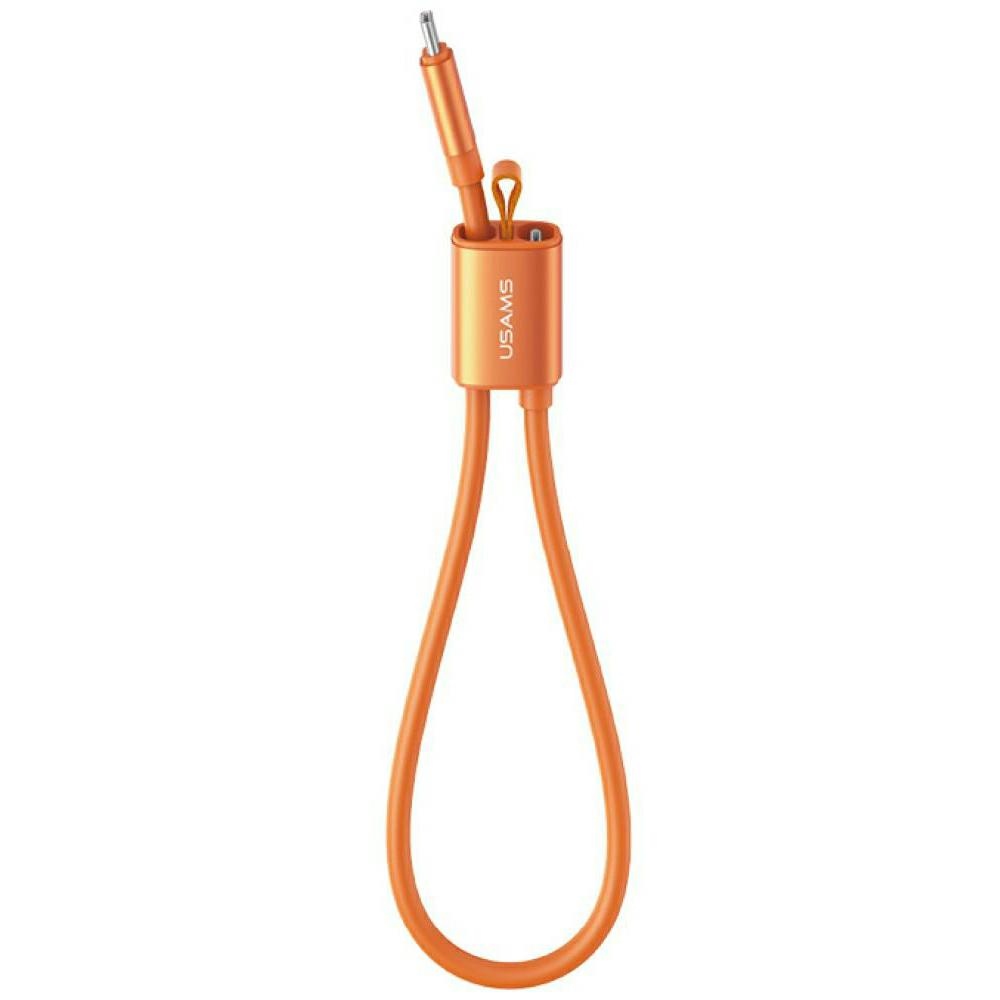 cps-020fa2d0aee215c202dd41852edbc8ca-2026-03-21-17-55-57 Cable USAMS U97 60W USB-C to USB-C handstrap 30cm orange - imagine 1