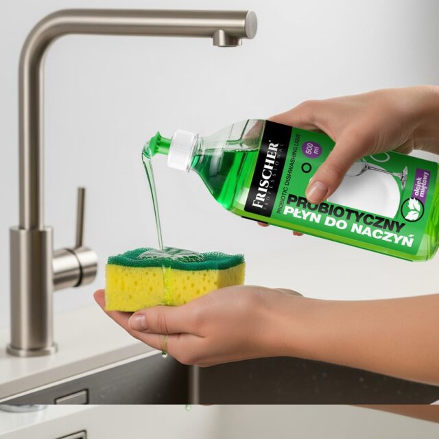 Frischer dishwashing liquid with peppermint oil  500 ml - imagine 4