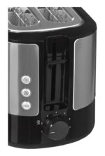Philips Viva Collection HD2637/90 toaster 2 slice(s) Black  Stainless steel - imagine 5