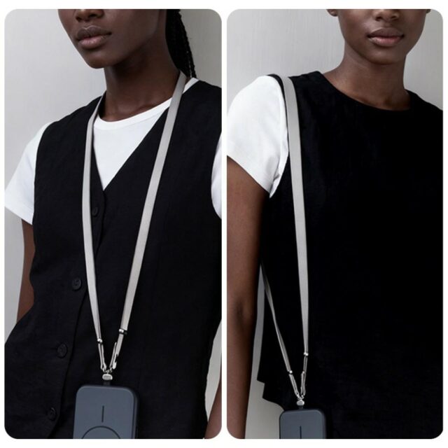 Phone lanyard Usams ZB360 1.08–2.08m black - imagine 9