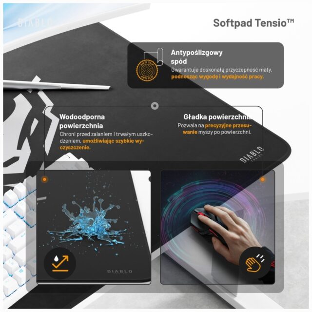 Desk with height adjustment Diablo Chairs X-TENSIO 1600 white - imagine 10