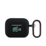 Lacoste LCAP2SLOK AirPods Pro 2 black Silicone Croc Logo - imagine 5