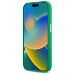 Lacoste LCHMP15XSMAN iPhone 15 Pro Max 6.7" estragon hardcase Silicone Croco Logo MagSafe - imagine 5