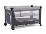 KinderKraft travel cot LEODY grey