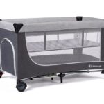 KinderKraft travel cot LEODY grey