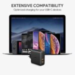 AUKEY PA-D5 GaN mobile device charger Black 2xUSB C Power Delivery 3.0 63W 6A Dynamic Detect - imagine 5