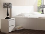 MALWA M2 WHITE BEDSIDE TABLE - imagine 7