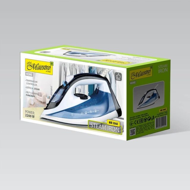 Steam iron MAESTRO MR-306C 2200W White  Blue - imagine 3