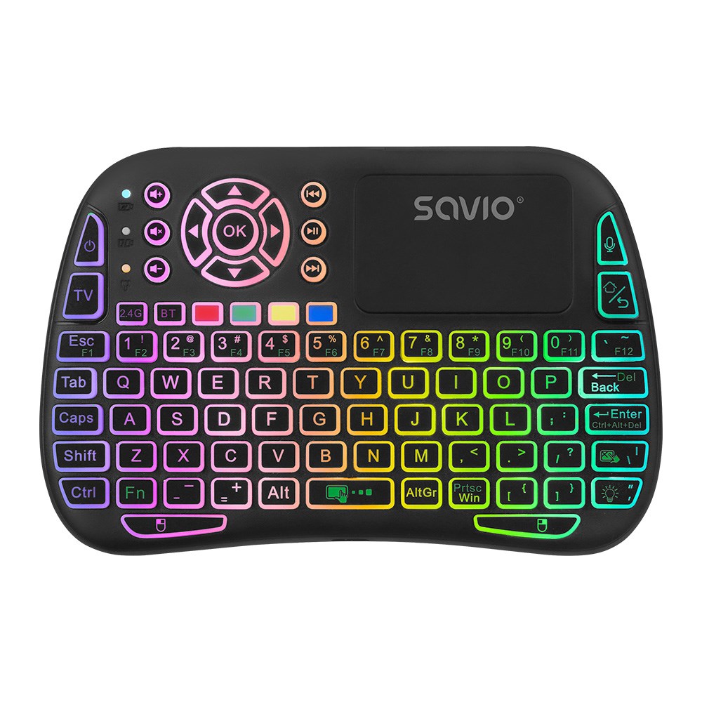 cps-03a3cdb6088f5ded5bc63399aaa3bfb9-2026-03-02-07-25-06 Savio SAVMKW-04 mobile device keyboard QWERTY US English USB Type-C Black - imagine 1