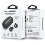 Earphone TWS Karl Lagerfeld Saffiano    Logo ENC black - imagine 5