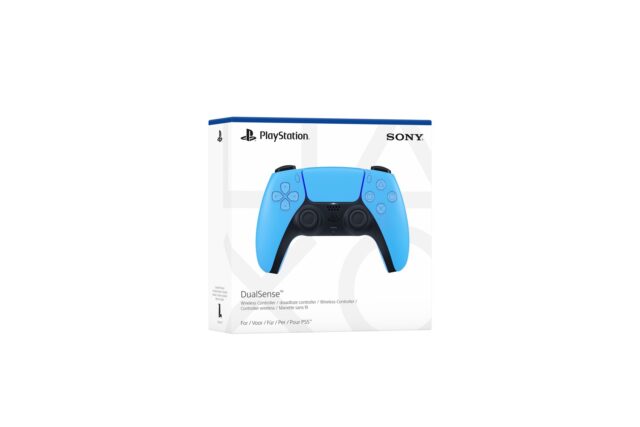 Wireless controller Sony PlayStation 5 DualSense gamepad Starlight Blue V2 - imagine 6
