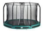 Trampoline Premium Ground Combo 427 cm green - imagine 3