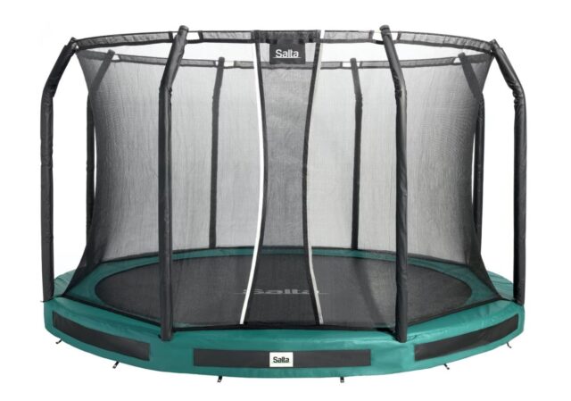 Trampoline Premium Ground Combo 427 cm green - imagine 3