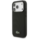 Lacoste Petit Pique Lacquer Logo MagSafe Case for iPhone 17 Pro Black - imagine 2