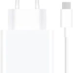 Xiaomi MDY-16-EF USB-A 33W Cestovní Nabíječka + USB-C 3A Datový Kabel White (Pošk. Balení)