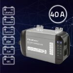 Qoltec Intelligent Professional Monolith Battery Charger for LiFePO4 AGM GEL SLA batteries | 40A | 12V - imagine 2