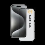Tactical Glass Shield Privacy Stealth 5D sklo pro Apple iPhone 15 Pro Max Black